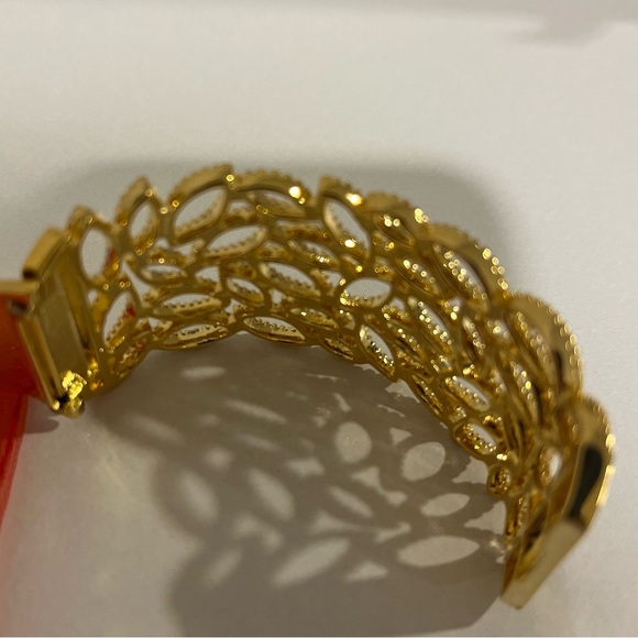 Elegant Gold, Rose Gold and Silver Women's Bracelet cuff - Picture 5 of 8